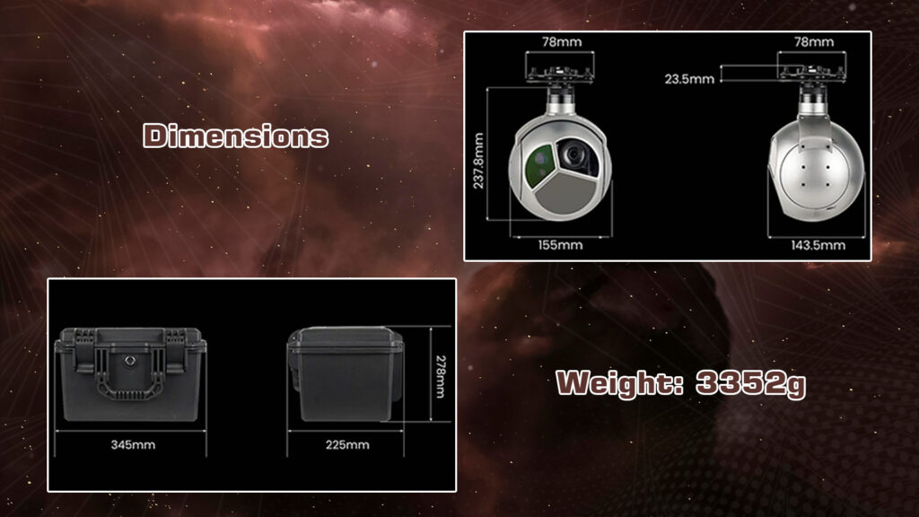 U30tirm pro dimensions and weight
