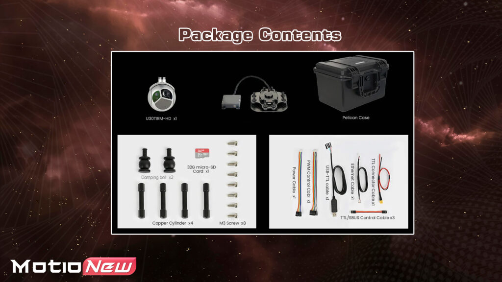 U30tirm pro package contents