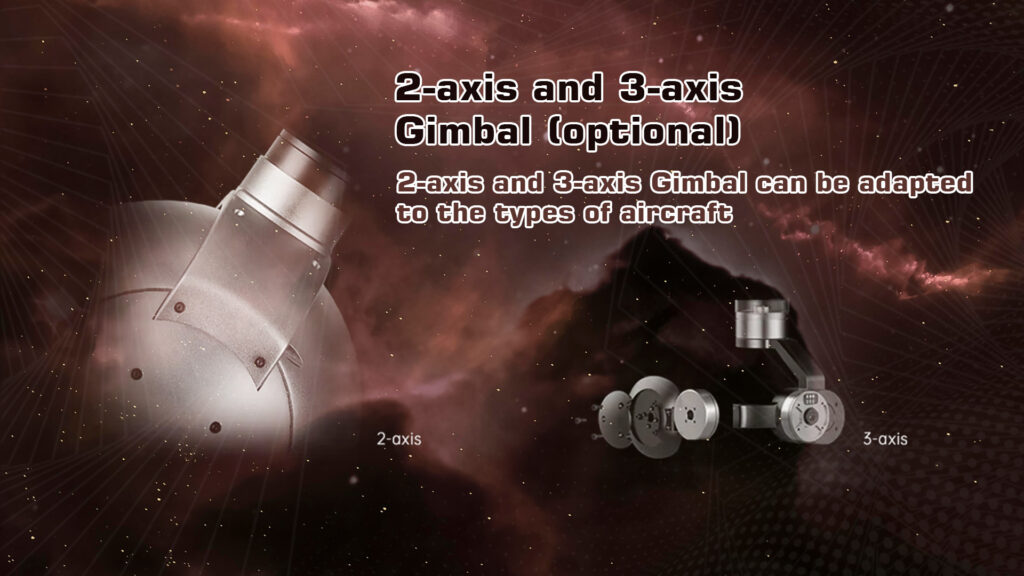 U30tirm pro 2-axis and 3-axis gimbal camera