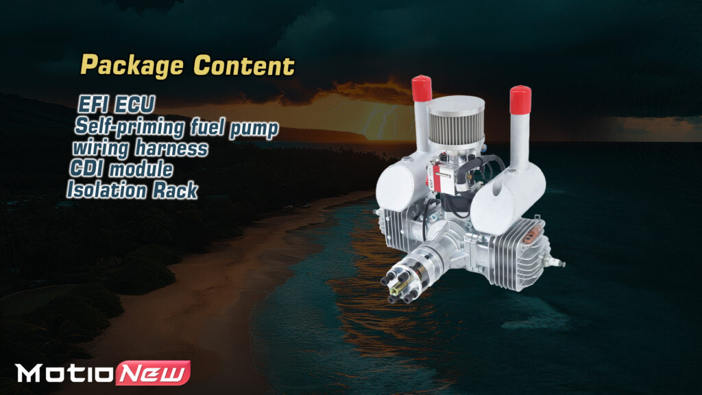 Dle60 efi. 6 - dle 60 efi engine with starter - motionew - 13