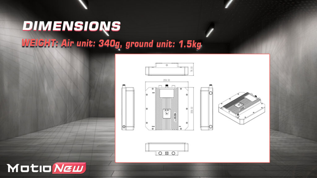 Airlink ii 5w dimensions
