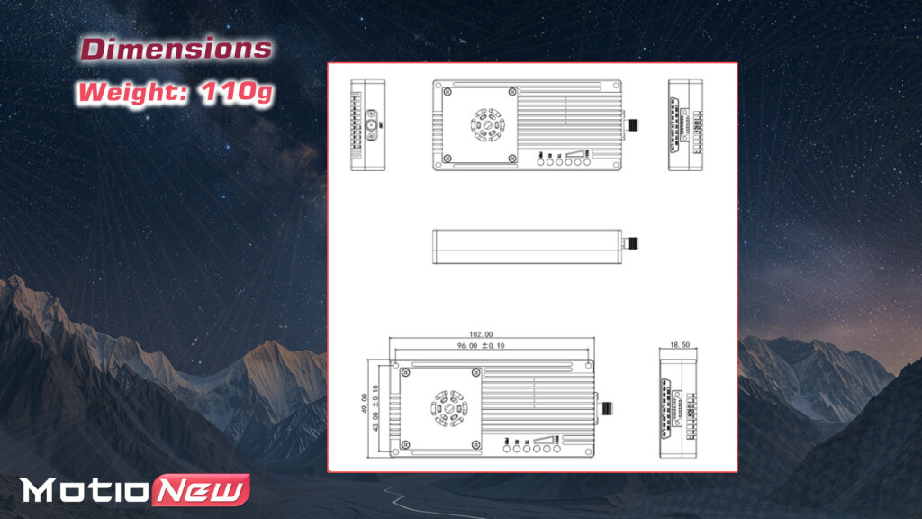 Communinet mnd-910 dimensions