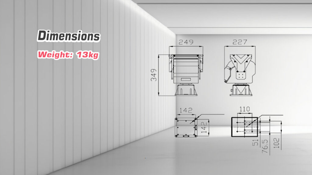 Pan tilt servo dimensions