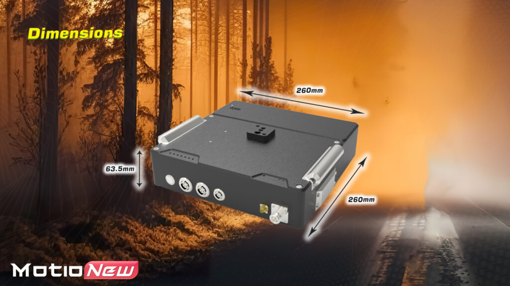 Dimensions of communinet mnd-145 with datalink box
