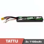 2s 1100 - battery lipo 2s 1100mah 30c tattu - motionew - 3