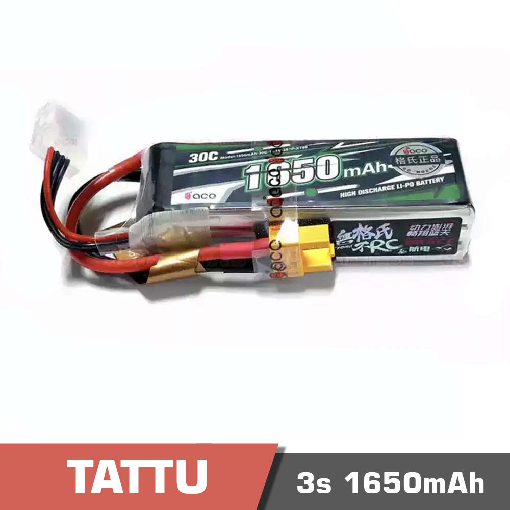 3s 1650 30c xt60 - battery lipo 3s 2200mah 30c tattu - motionew - 1