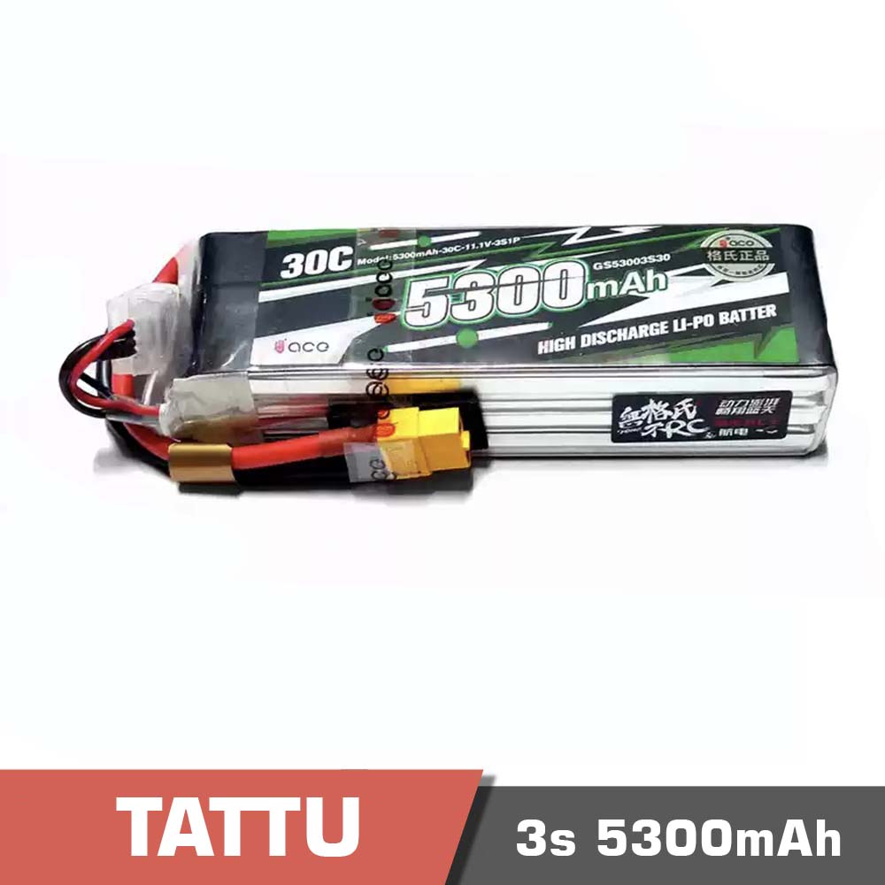 3s 5300 30c - battery lipo 3s 10000mah 70c tattu - motionew - 2