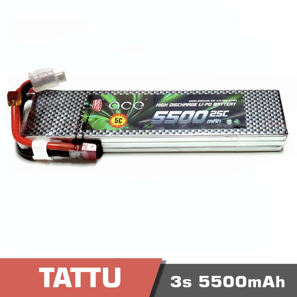 3s 5500 25c 1 - battery lipo 5s 5300mah 30c tattu - motionew - 2