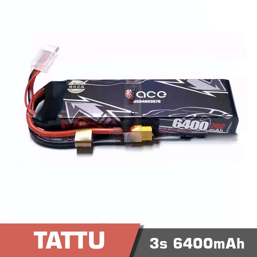 3s 6400 70c - battery lipo 4s 6000mah 70c tattu - motionew - 2