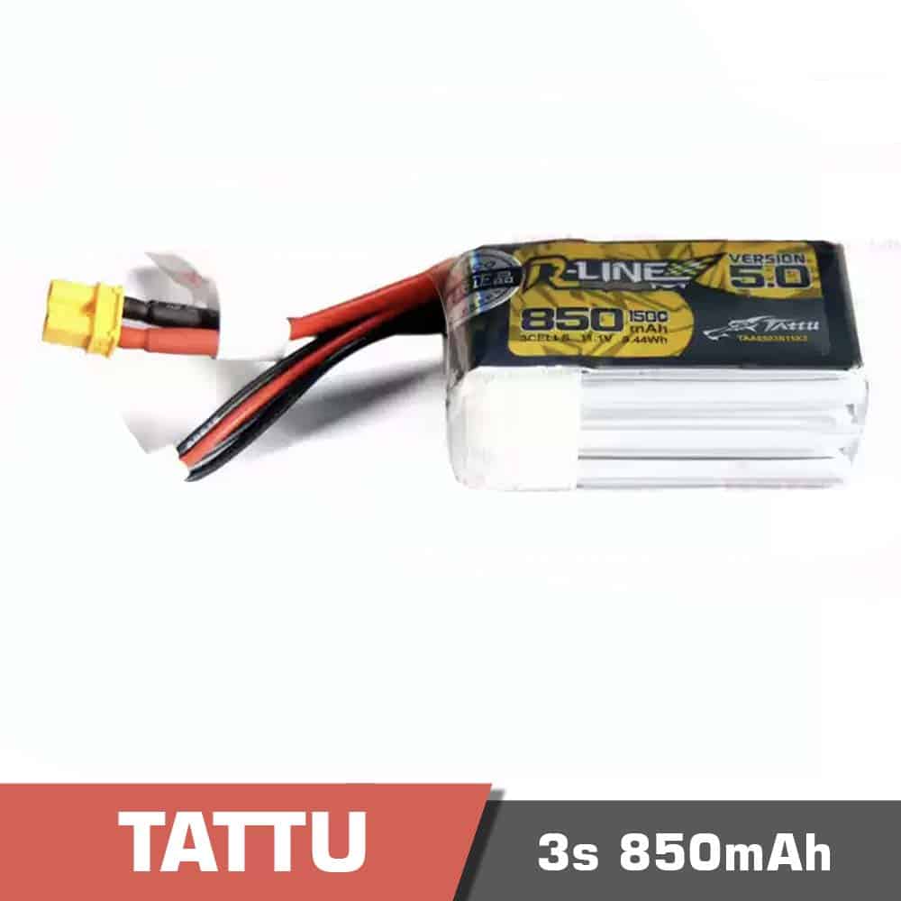 3s 850 - battery lipo 2s 5000mah 1c tattu for futaba rc remote control - motionew - 2