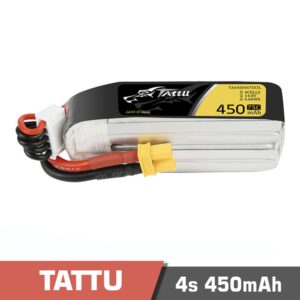 Battery Lipo 4s 450mAh 75C Tattu