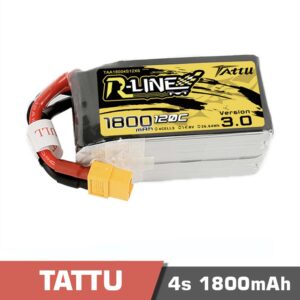 Battery Lipo 4s 1800mAh 120C Tattu R-Line 3.0