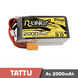 Battery Lipo 4s 2000mAh 120C Tattu R-Line 3.0