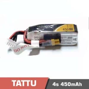 Battery Lipo 4s 450mAh 75C Tattu for FPV drone