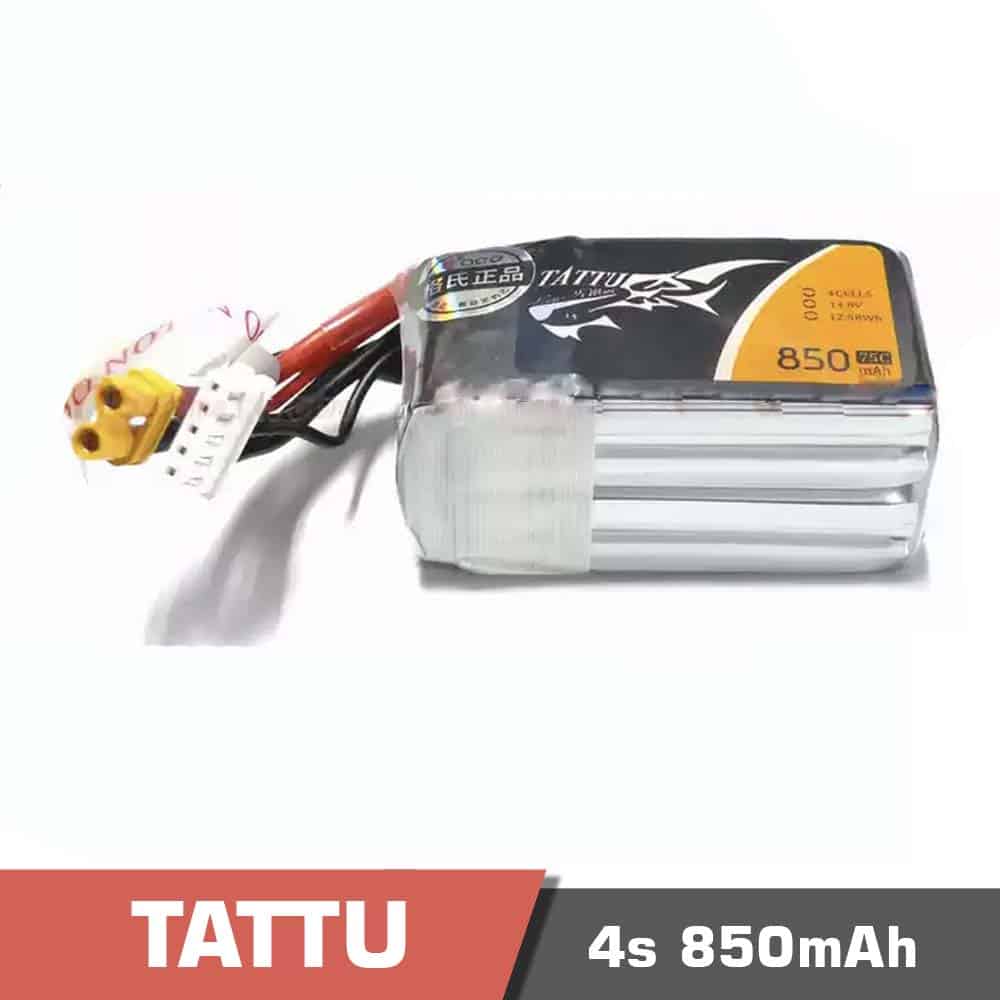 4s 850 75c - battery lipo 6s 1300mah 75c tattu for fpv drone - motionew - 1