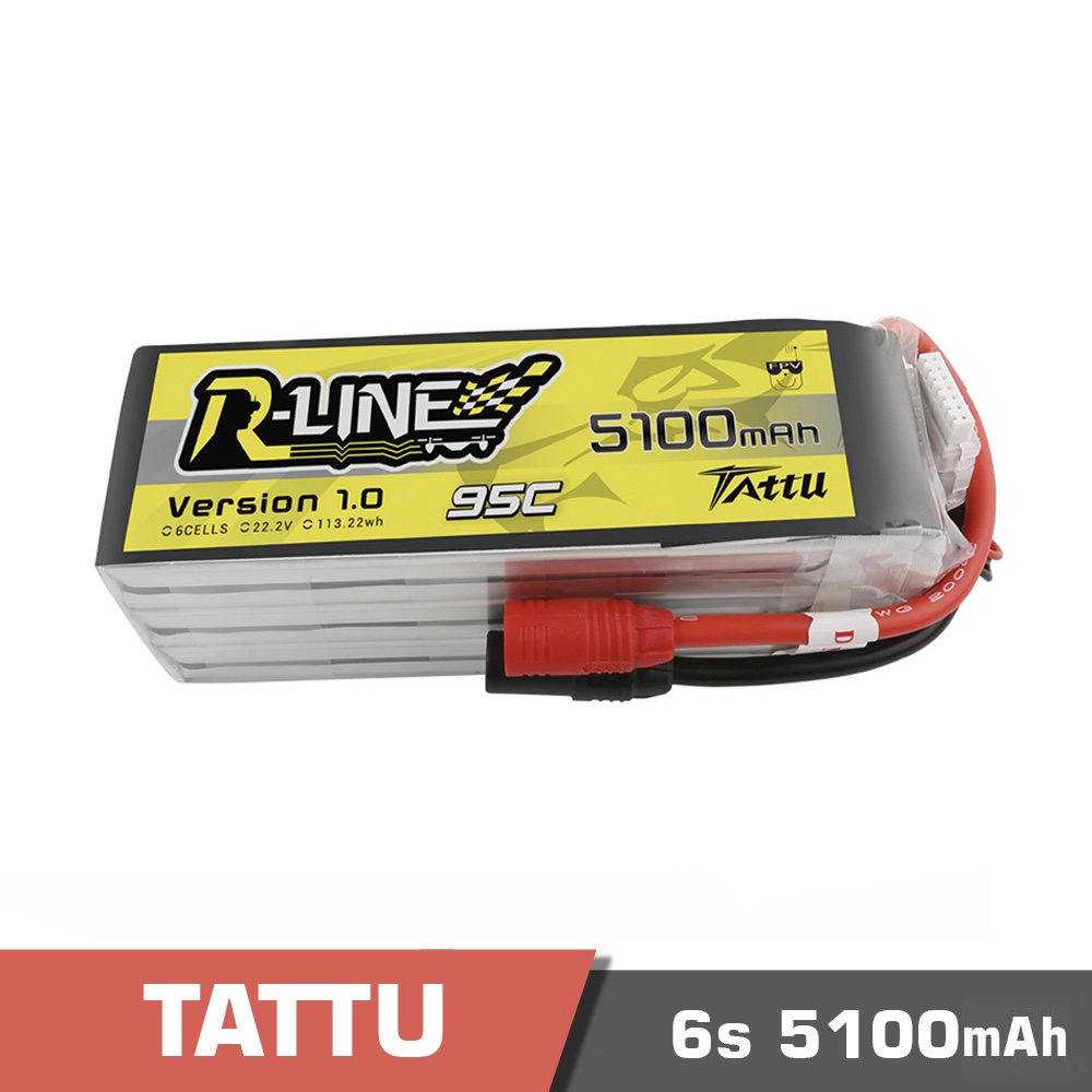5100 6s rline 95c - battery lipo 4s 1550mah 95c / 120c tattu r-line - motionew - 5