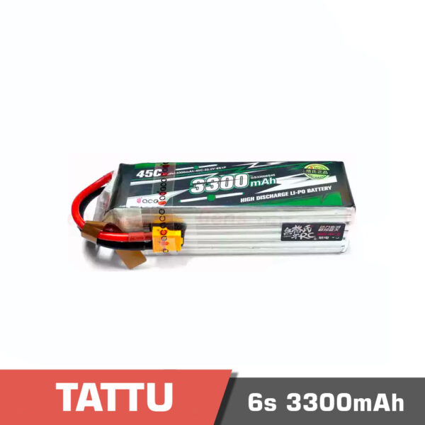 6s 3300 45c - battery lipo 6s 3300mah 45c tattu - motionew - 3