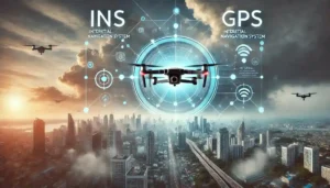 What are the advantages of using an ins over gps for drone navigation?