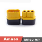 Amass MR60 plug three-core aircraft model high current plug charging male and female head pack of 5 pieces - Image 2