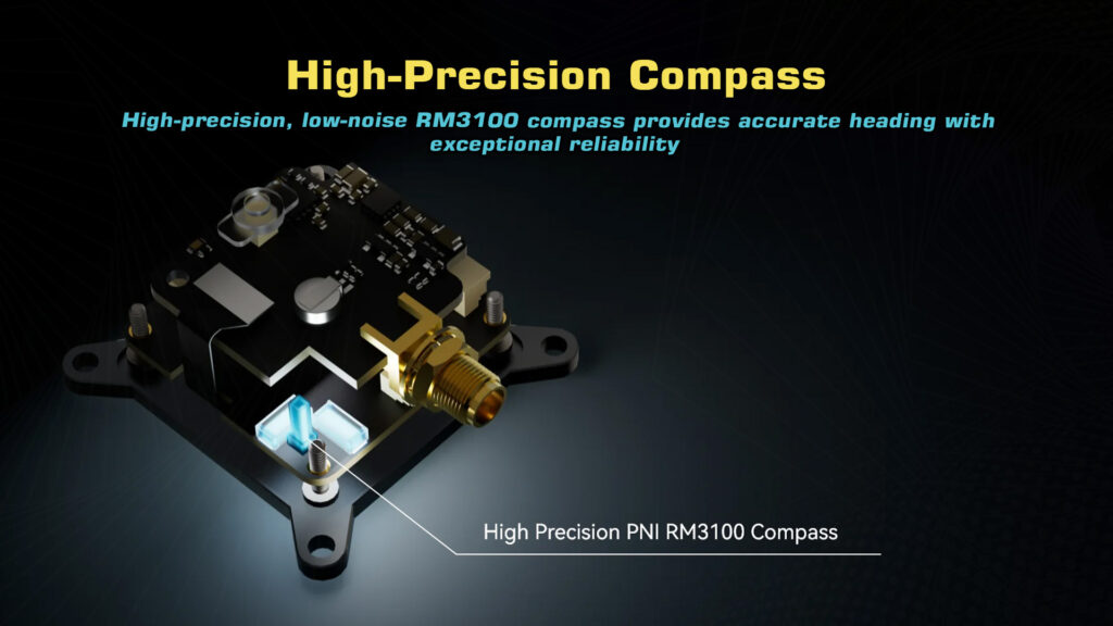 H-rtk neo-f9p high-precision compass