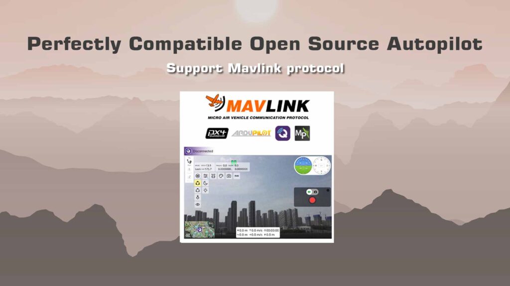 Perfectly compatible open source autopilot of d-80pro 40x-4k spherical pod