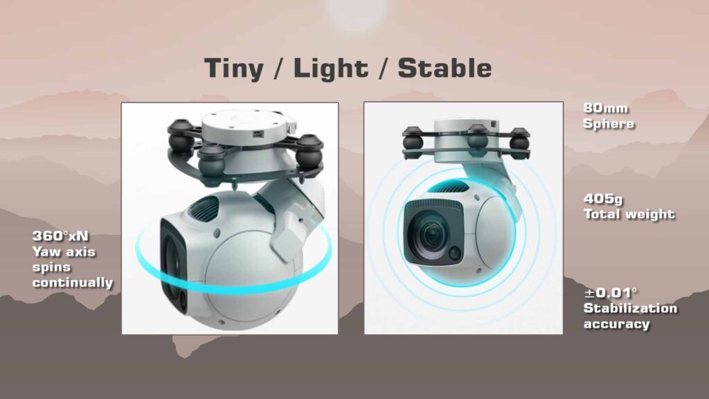 D-80pro 40x-4k spherical pod tiny / light / stable