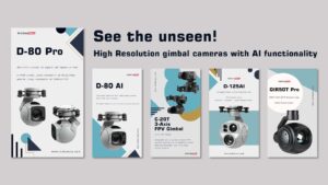 Motionews – see the unseen! High resolution gimbal cameras with ai functionality