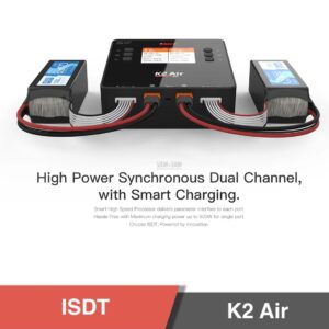 ISDT K2 Air Smart Charger AC200W / DC500Wx2