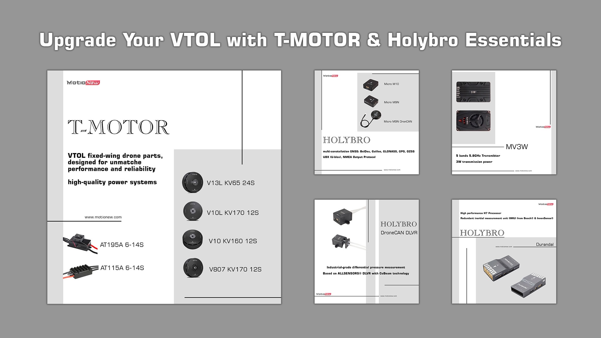 Read more about the article MotioNEWS: Upgrade Your VTOL with T-MOTOR & Holybro Essentials