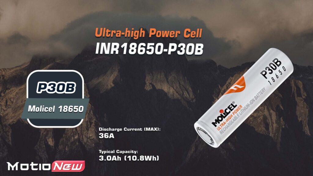 molicel 18650 P30B.1 - MotioNew - 4