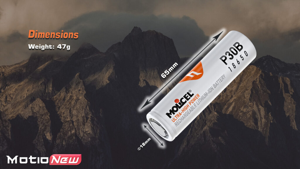 molicel 18650 P30B.5 - MotioNew - 8