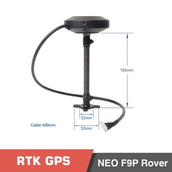 Neo f9p. Rover. T6 - holybro h-rtk neo-f9p rover - motionew - 20