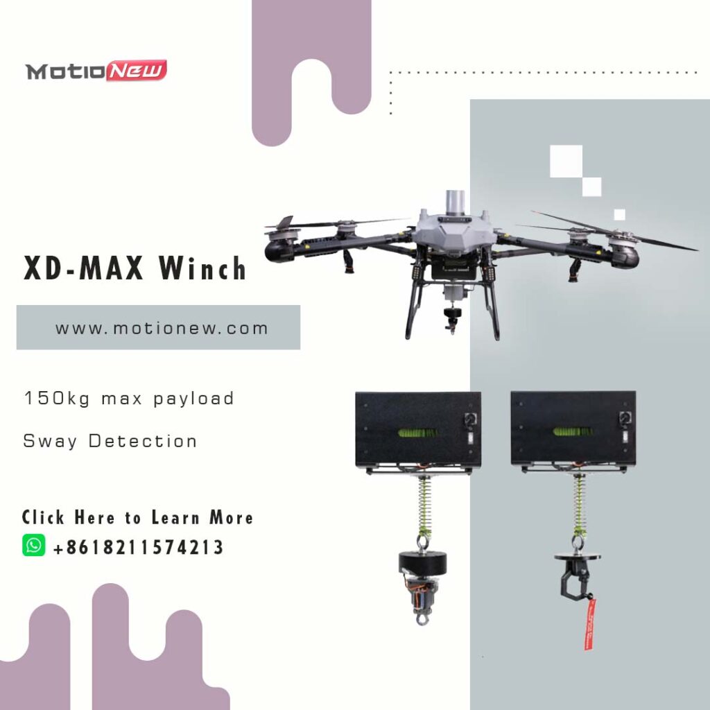 Xd-max 150kg payload winch