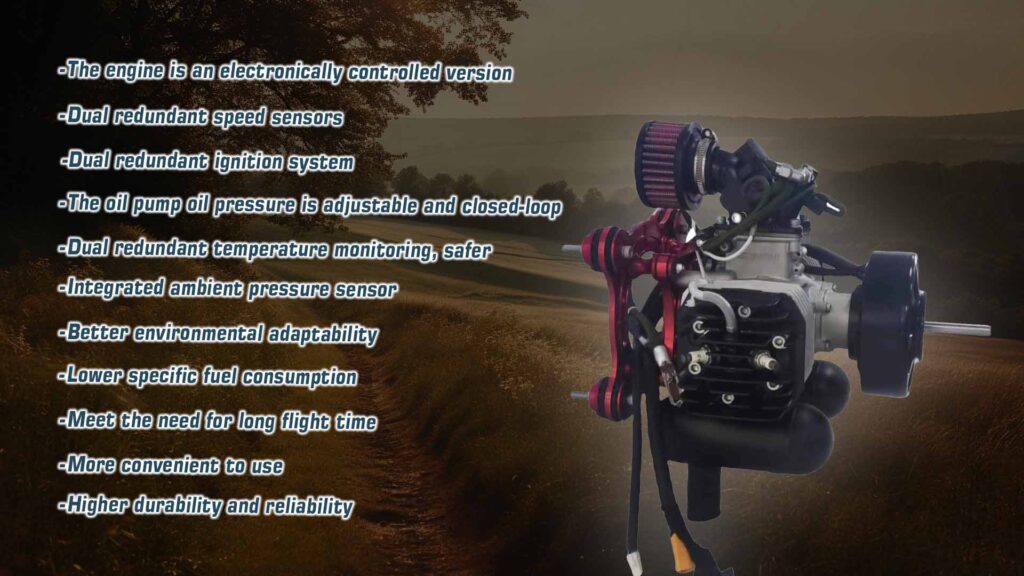 Gasoline engine model b2g170 feature