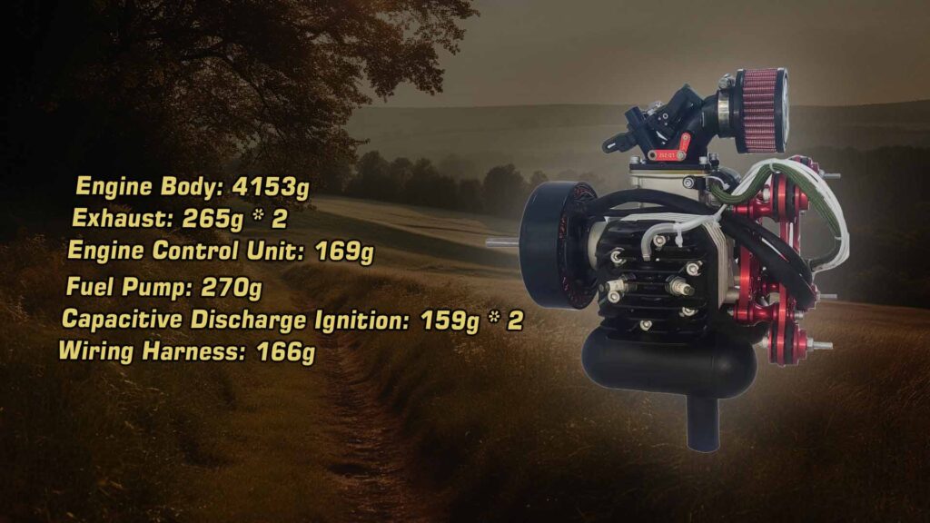 Gasoline engine model b2g170 specification