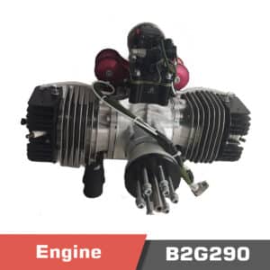 B2G290 Gasoline Engine, 2 Cylinder, 2 Stroke, 290cc Engine, 24HP power