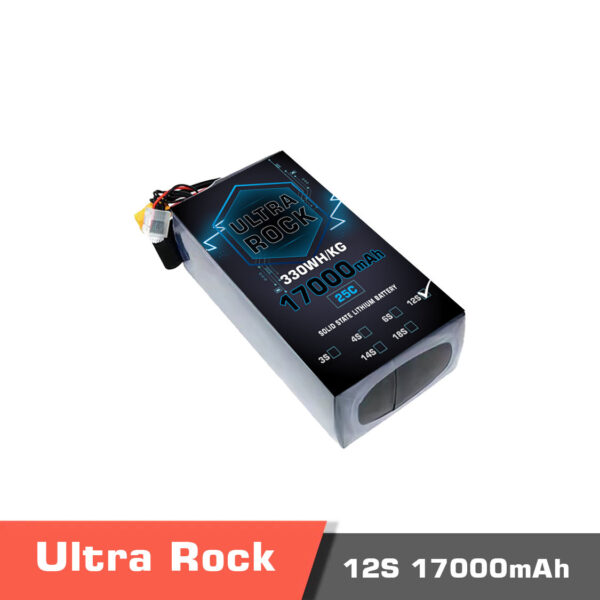 17000 12s. Temp 1 - ultra hv battery 12s 17000mah330wh/kg energy density 25c discharge rate - motionew - 3
