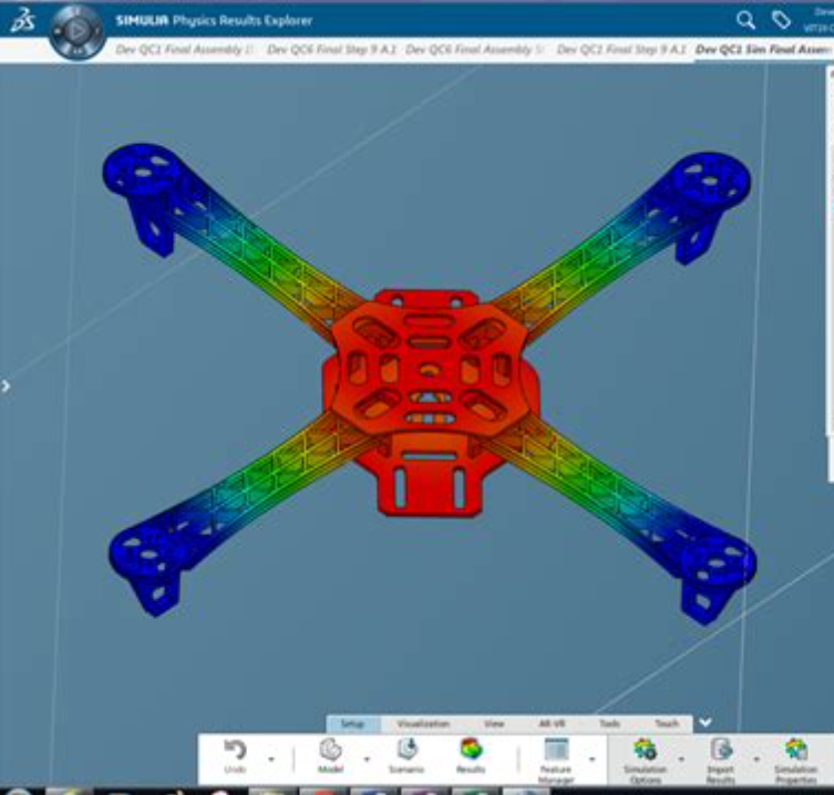 Drone frame software design