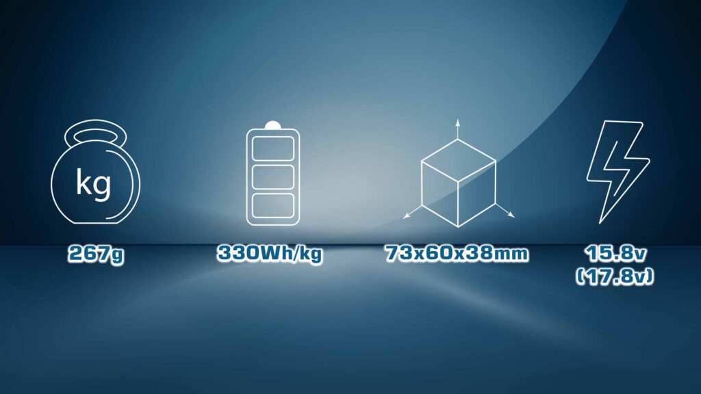 Specifications of semi solid-state battery | model ultra rock ultra hv battery 4s 5500mah 330wh/kg energy density 25c discharge rate