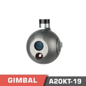 Gimbal camera | model a20kt-19 | 4k 20x zoom eo | 19mm thermal