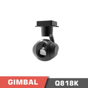 Gimbal camera | model q818k | dual eo 3. 2mm and 16mm | 18mm thermal