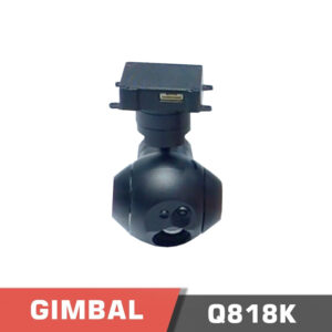 Gimbal camera | model q818k | dual eo 3. 2mm and 16mm | 18mm thermal