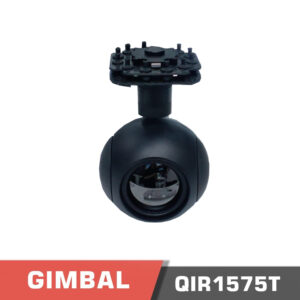 Gimbal camera | model qir1575t | 5x optical zoom infrared thermal gimbal camera, 15–75mm optical zoom lens (5x)