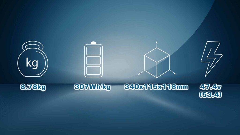 57000 12s. 2 - ultra hv battery 12s 57000mah 320wh/kg energy density 7c discharge rate - motionew - 3
