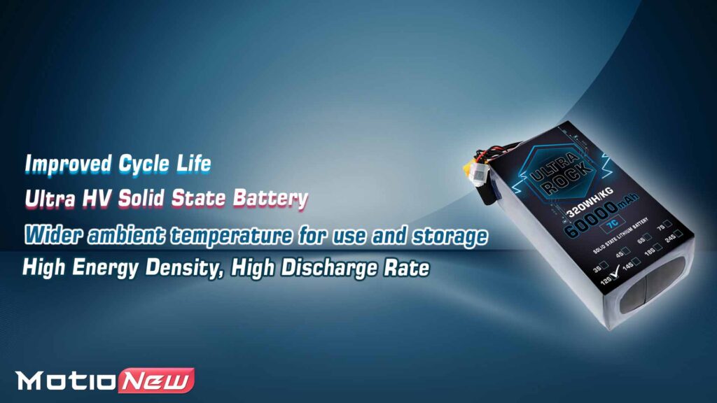 60000 12s. 3 - ultra hv battery 12s 60000mah 320wh/kg energy density 7c discharge rate - motionew - 4