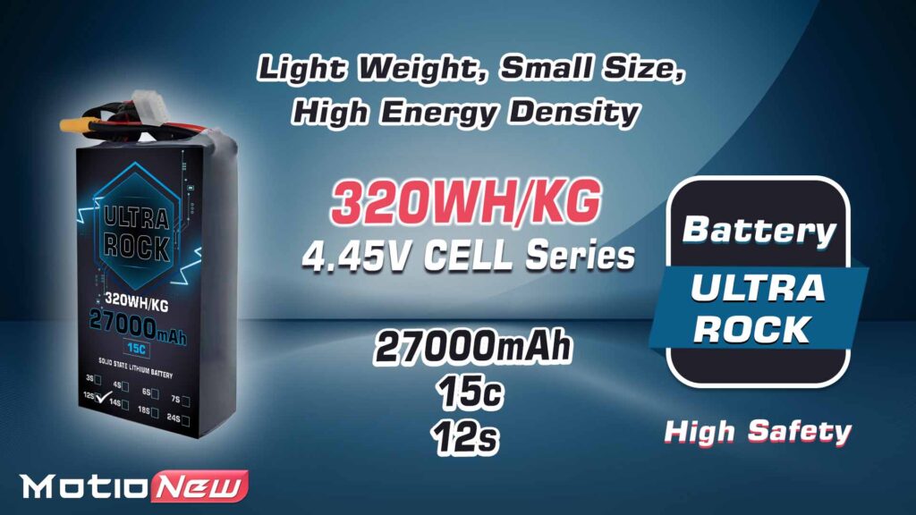 27000 12s.1 - Ultra HV battery 6s 27000mAh 320Wh/kg Energy Density 15C discharge Rate - MotioNew - 10