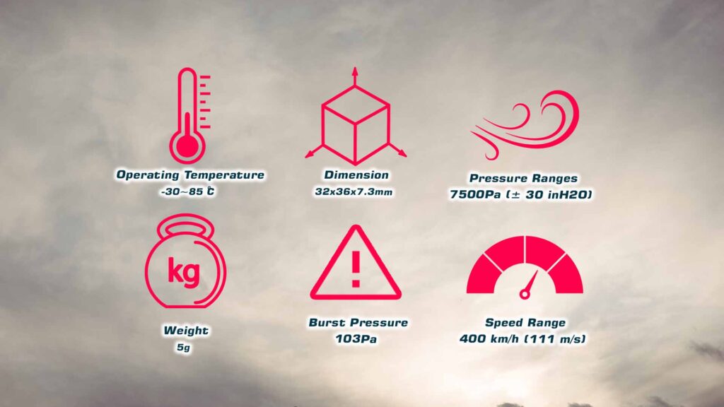 Aspd auav airspeed sensor specs
