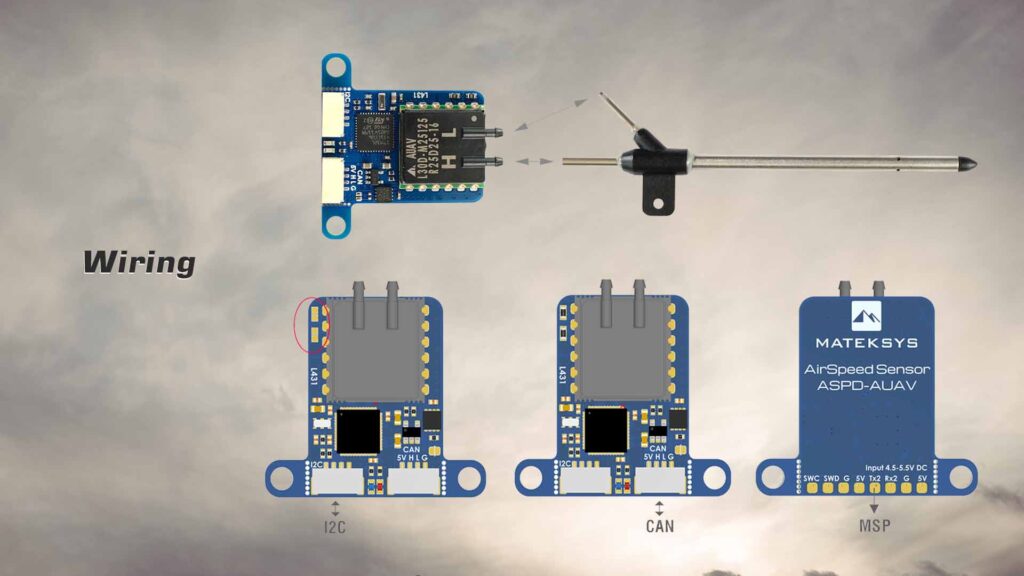 Aspd auav airspeed sensor wiring