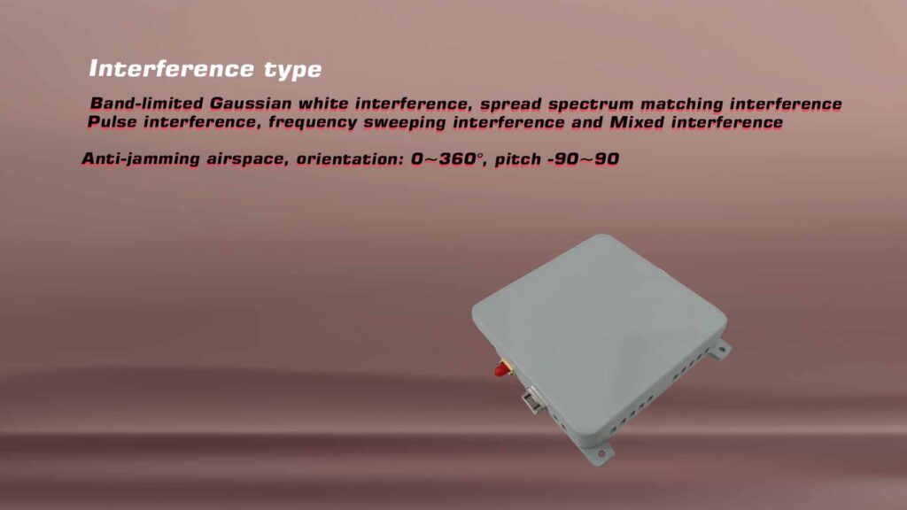 Supports wide interference suppression types