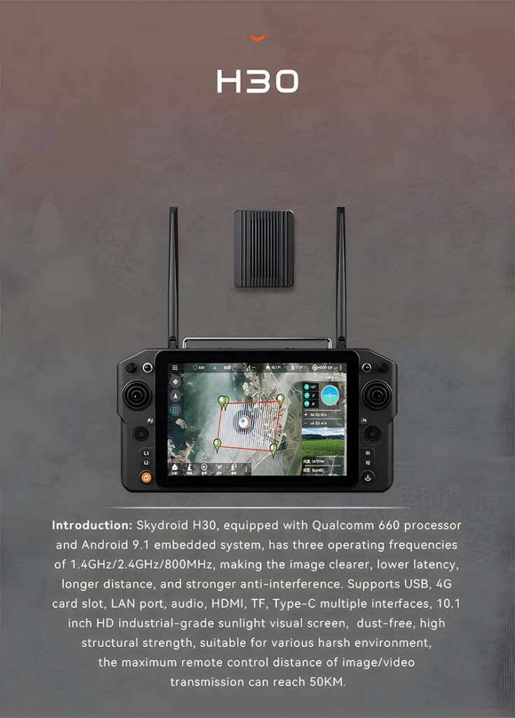 H30 handheld ground control station